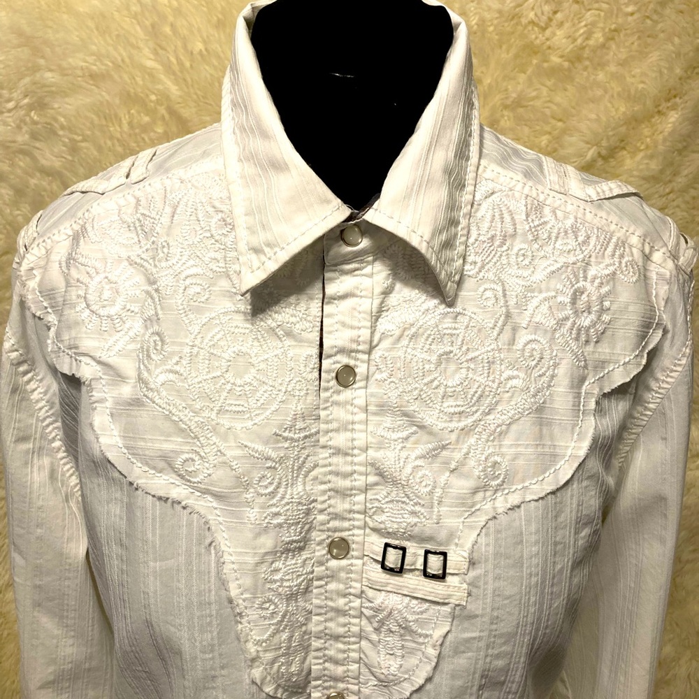 SMASH Unisex Western Style pearl snap Shirt